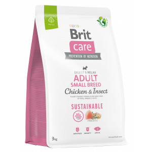 BRIT CARE Dog Sustainable Adult Small Chicken & Insect