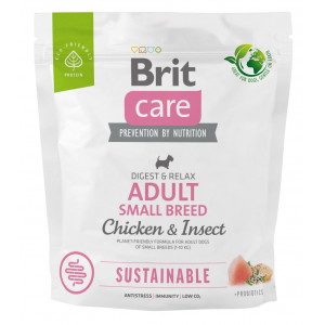 BRIT CARE Dog Sustainable Adult Small Chicken & Insect