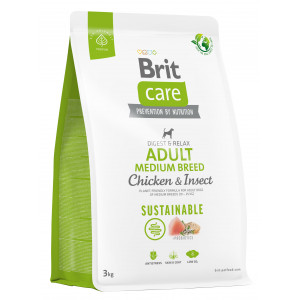 BRIT CARE Dog Sustainable Adult Medium Chicken & Insect
