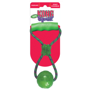 KONG Squeezz Ball w/Handle Assorted