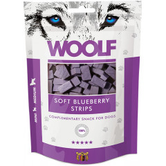 WOOLF Soft blueberry strips 100g