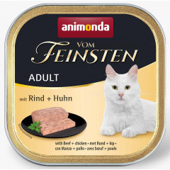 ANIMONDA Cat Vom Feinsten Adult Wołowina i kurczak 100g