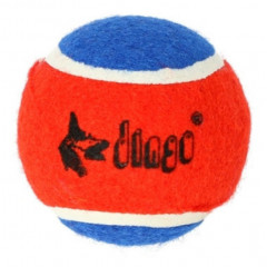 DINGO Zabawka dla psa piłka tenisowa Ø 5 cm z piszczałką
