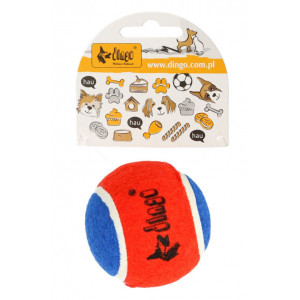 DINGO Zabawka dla psa piłka tenisowa Ø 5 cm z piszczakiem