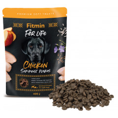 FITMIN For Life Dog Przysmak Semimoist Chicken Flakes 400g