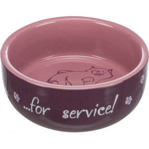 TRIXIE Miska ceramiczna dla kota Thanks for Service 0,3l / 11cm