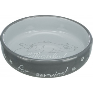 TRIXIE Miska ceramiczna "Thanks for service" dla kotów
