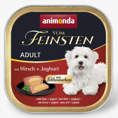 ANIMONDA Dog Vom Feinsten Adult Jeleń, jogurt 150g