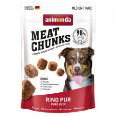 ANIMONDA Meat Chunks Dog Przysmaki Czyste kawałki mięsa - Wołowina 80g