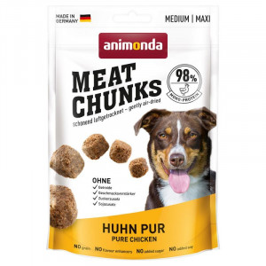 ANIMONDA Meat Chunks Dog Przysmaki Czyste kawałki mięsa - Kurczak 80g