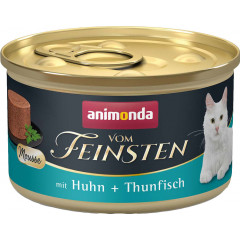 ANIMONDA Cat Vom Feinsten Mus - kurczak z tuńczykiem 85g