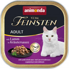 ANIMONDA Cat Vom Feinsten Adult - Jagnięcina w sosie ziołowym 100g