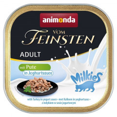ANIMONDA Cat Vom Feinsten Adult Milkies - Indyk w sosie jogurtowym 100g