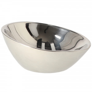 DINGO Miska metalowa owalna dla kota 100ml