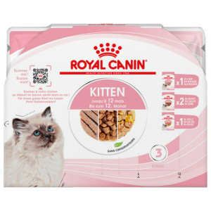 ROYAL CANIN Kitten Pack 4x 85g - zestaw: karma mokra