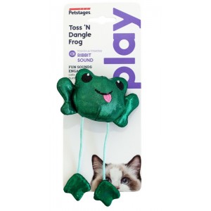 PETSTAGES Dyndająca żaba dla kota