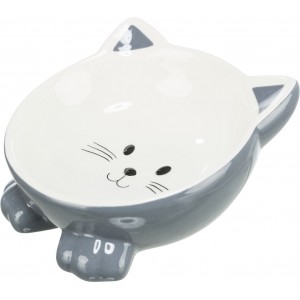 TRIXIE Miska ceramiczna w kształcie kota 150ml / 14 cm