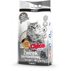 CHICO Żwirek bentonitowy Compact Activated Carbon