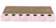 TRIXIE Drapak kartonowy z zabawkami (48 x 25 cm) - różowy