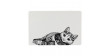TRIXIE Podkładka pod miski dla kota Zentangle 44 x 28cm - biało/czarna