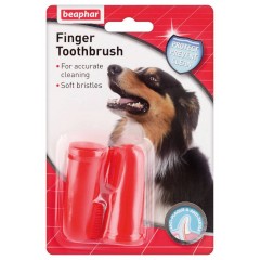 BEAPHAR Finger Toothbrush 2 szt. - szczoteczka do zębów naparstkowa