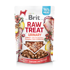 BRIT Raw Treat Urinary Turkey with Probiotics, Pumpkin and Cranberries 40g