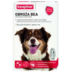 BEAPHAR Obroża BEA naturalna zapachowa M/L - obroża ochronna dla średnich i dużych psów