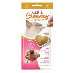 CATIT Creamy Superfood przysmak dla kota - tuńczyk z kokosem i wakame 4 x 10g