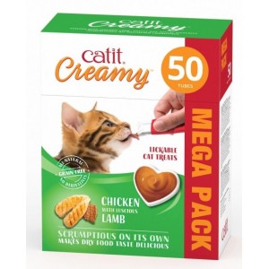 CATIT Creamy przysmak dla kota - kurczak z jagnięciną 10g / 1 szt.