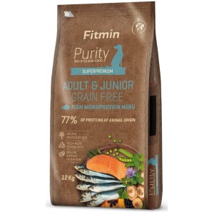 FITMIN Purity Grain Free Adult and Junior Fish Menu