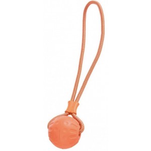 BARRY KING Zabawka pływająca sznur z piłką 8 x 43 cm - pomarańczowy