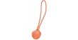 BARRY KING Zabawka pływająca sznur z piłką 8 x 43 cm - pomarańczowy