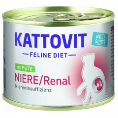 KATTOVIT Feline Diet Renal Indyk 185g