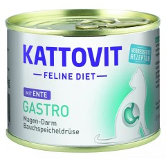 KATTOVIT Feline Diet Gastro Kaczka 185g