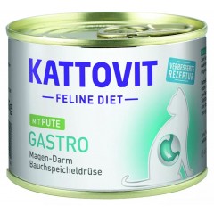 KATTOVIT Feline Diet Gastro Indyk 185g