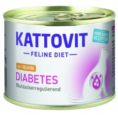 KATTOVIT Feline Diet Diabetes Kurczak 185g