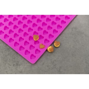 TRIXIE Mata do pieczenia przekąsek w serca 38 x 28 cm - różowy