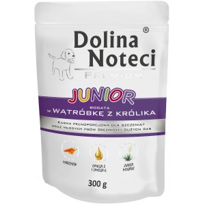 DOLINA NOTECI Premium Junior - Wątróbka z królika (Saszetka)