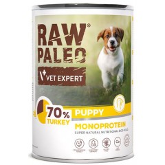 RAW PALEO Puppy Turkey Monoprotein 400g