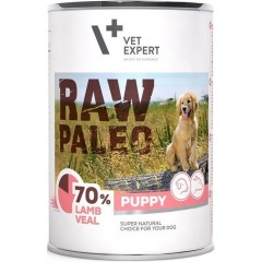 RAW PALEO Puppy Lamb and Veal Duet 400g