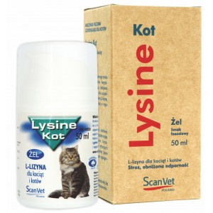 SCANVET Lysine - Preparat z L-Lizyną dla kociąt i kotów 50ml