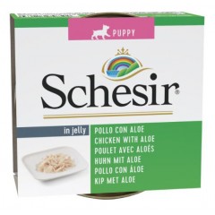SCHESIR Puppy Kurczak z aloesem (puszka)