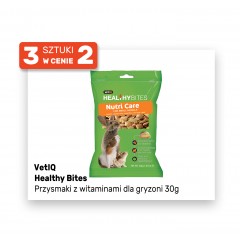 RECOSNACK 3 W CENIE 2 - Vetiq Przysmaki z witaminami dla gryzoni Healthy Bites Nutri Care For Small Animals 30g