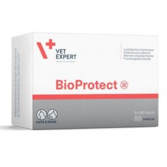 VETEXPERT BioProtect - Zaburzenia przewodu pokarmowego 60 kaps.