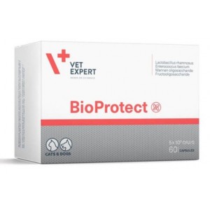 VETEXPERT BioProtect - Zaburzenia przewodu pokarmowego 60 kaps.
