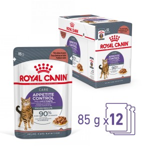 ROYAL CANIN Appetite Control Care karma mokra, plasterki w sosie dla kotów dorosłych uporczywie domagających się jedzenia