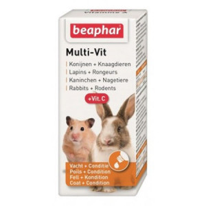 BEAPHAR Multi-Vit Sm. Animal + Vit.C - preparat witaminowy dla