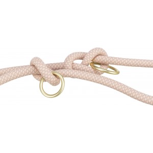 TRIXIE Soft Rope Smycz regulowana dla psa - różowy/jasnoróżowy