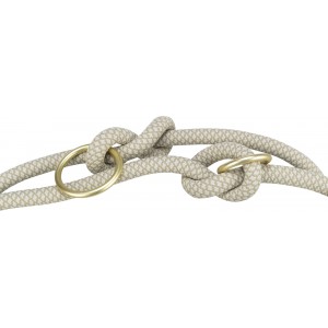 TRIXIE Soft Rope Smycz regulowana dla psa - szary/jasnoszary