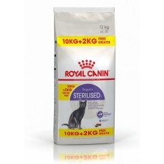 ROYAL CANIN Sterilised 37 10kg + 2kg GRATIS